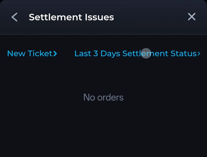 COME Settlement Issue Info form with match and issue description fields